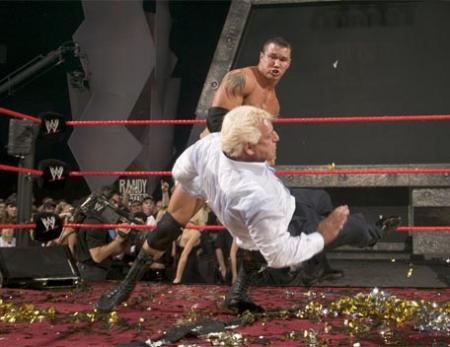 the nature boy is down!