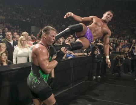 standing drop kick on rvd