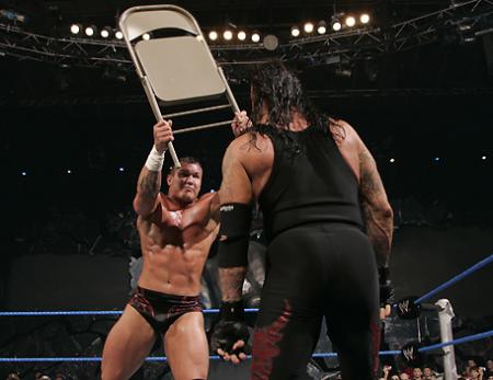 Taker's gonna eat a chair